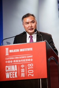 China Week 2018 and the Milken Institute present The California-China Business Summit on May 3, 2018 in Beverly Hills, California. (Photo by Ryan Miller/Capture Imaging)